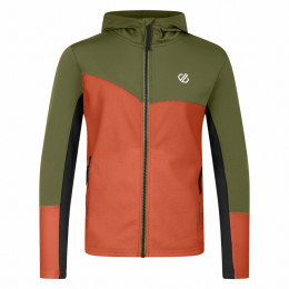 Kinder-Sweatshirt Dare 2b Thriving III Core Stretch grün/orange OlvGrn/OrgRt