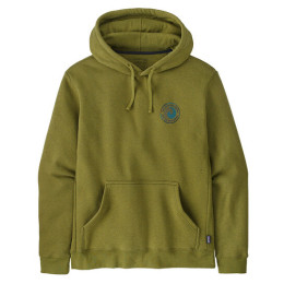 Herren-Sweatshirt Patagonia Unity Fitz Uprisal Hoody olivenfarbe Graze Green