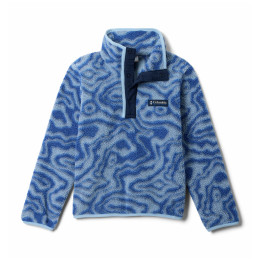 Kinder-Sweatshirt Columbia Helvetia™ II Printed Half Snap Fleece Mountain Blue T blau Mountain Blue T