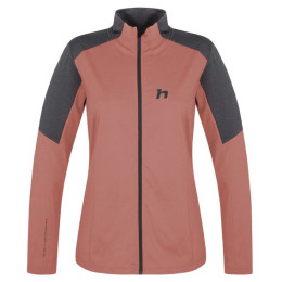Damen Funktions-Sweatshirt Hannah Nemea rosa/rot rosette mel/asphalt mel