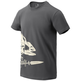 Herren-T-Shirt Helikon-Tex T-Shirt (Full Body Skeleton) grau Shadow Grey