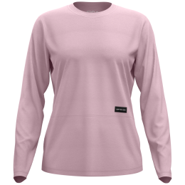Damen-Funktionsshirt Ortovox 185 Merino Patch Long Sleeve rosa Dawn Rose