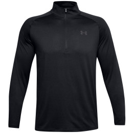 Herren-Funktionsshirt Under Armour Tech 2.0 1/2 Zip schwarz Black//Charcoal