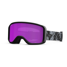 Damen Ski-Brille Giro Sagen W schwarz/weiß Black Grey Botanical Amber Pink/Yellow