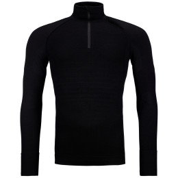 Herren Funktions-Sweatshirt Ortovox 230 Competition Zip Neck schwarz BlackRaven
