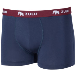 Herren-Boxershorts Zulu Bambus 210 blau/rot navy/wine red