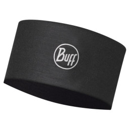 Stirnband Buff Coolnet UV+ Headband schwarz/weiß SolidBlack