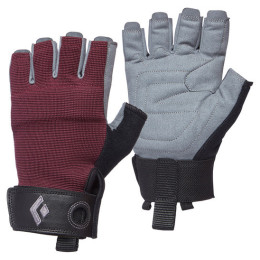 Klettersteig-Handschuhe Black Diamond W'S Crag Half-Finger Gloves rot Bordeaux