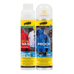 Imprägnierung für Textilien TOKO Duo Pack Textile Proof & Textile Wash 250 ml