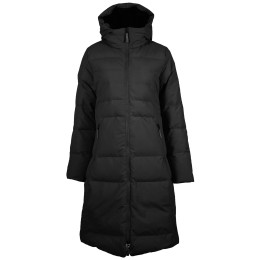 Damen Daunenmantel Skhoop Long Down schwarz Black