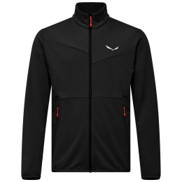 Herren Funktions-Sweatshirt Salewa Puez Cammino Pl Jkt M schwarz Black Out