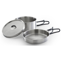 Geschirrset Campingaz Accy Stainless Steel Trekking Kit