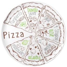 Teller Brunner Pasta&Salad Pizza Set weiß