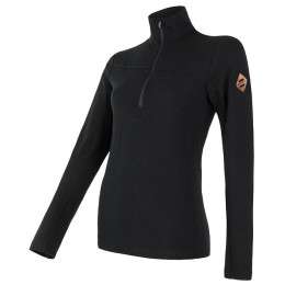 Damen-Funktionsshirt Sensor Merino Extreme zip schwarz Black