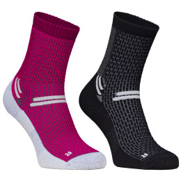 Socken High Point Trek 4.0 Lady Socks (Double pack) schwarz/rosa Multicolor