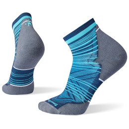 Socken Smartwool Run Targeted Cushion Pattern Ankle Socks blau deep navy