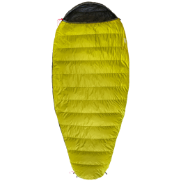 Daunenschlafsack Warmpeace Spacer 300 195 cm grün oasis green/grey/black