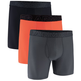Herren-Boxershorts Under Armour UA Performance Tech Mesh - Solid 6in 3PK rot Red