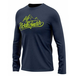 Herren-T-Shirt Northfinder Karsen blau