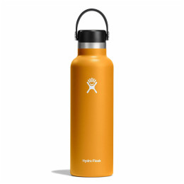 Thermoflasche Hydro Flask Standard Mouth 21 oz schwarz/orange FOSSIL