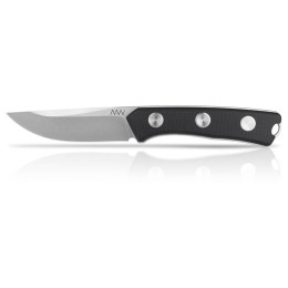 Messer Acta non verba P200 Plain Edge kydex schwarz