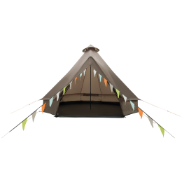 Familienzelt Easy Camp Vaulen Tipi braun