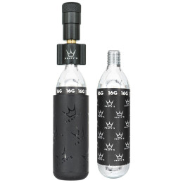 Handpumpe Peaty´s Holeshot Co2 Pumpa + Bombičky 2 Ks - Road & Gravel schwarz black