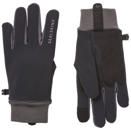 Wasserdichte Handschuhe SealSkinz Gissing schwarz/grau Black