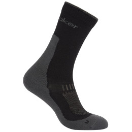 Herrensocken Icebreaker M Mer Hike+ Light Crew schwarz BLACK/OBSIDIAN