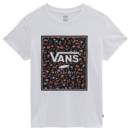 Damen-T-Shirt Vans Wm Boxed In Rose Crew weiß White