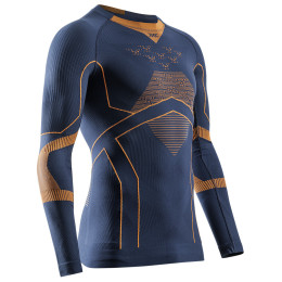Herren-Funktionsshirt X-Bionic Energy Accumulator Light Shirt Ls blau/orange MARINE/ORANGE