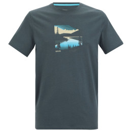 Herren-T-Shirt Regatta Breezed grau Dark Storm