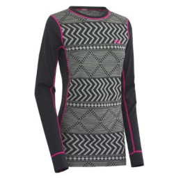 Damen-T-Shirt Kari Traa Kryss LS grau Ebony