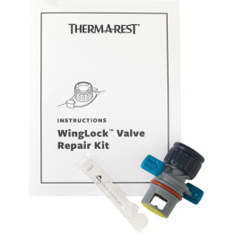 Reparaturset für Isomatten Therm-a-Rest WingLock Valve Repair Kit schwarz Blue / Silver