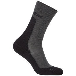 Damensocken Icebreaker Women Merino Hike+ Medium Crew schwarz/grau Obsidian/Black