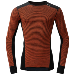 Herren-Funktionsshirt Devold Reverso Merino Shirt Man orange/grau Brick