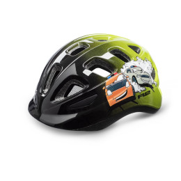 Kinder Fahrradhelm R2 Bunny schwarz/gelb