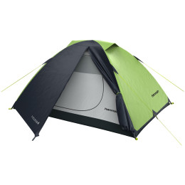 Wanderzelt Hannah Tycoon 4 grün/schwarz spring green/cloudy gray II