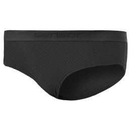 Damenhöschen Sensor Merino DF schwarz Black