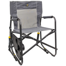 Campingstuhl GCI Freestyle Rocker with Side Table grau Heathered Pewter