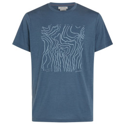 Herren-Funktionsshirt Icebreaker M 150 Tech Lite SS Tee Great Heights blau/grau Dawn