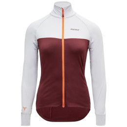 Damen-Sweatshirt Silvini Matesia grau/rot cloud-merlot
