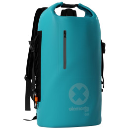 Wasserdichter Packsack Elements Gear Trek 2.0 - 60L (2 popruhy) blau tyrkysová