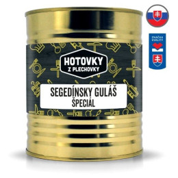 Nahrung Hauptspeise Hotovky z plechovky Szegediner Gulasch Spezial 800 g
