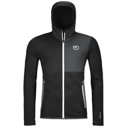Herren-Sweatshirt Ortovox Fleece Hoody M schwarz Black Raven