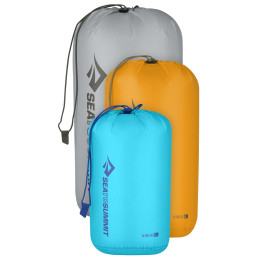Wasserdichter Packsack Sea to Summit Ultra-Sil Stuff Sack Set 5, 8, 13L hellblau Blue Atoll, Zinnia, High Rise