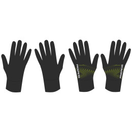 Kinderhandschuhe Progress DT COOLIO GLOVES 26RZ schwarz/grün Black/Lime