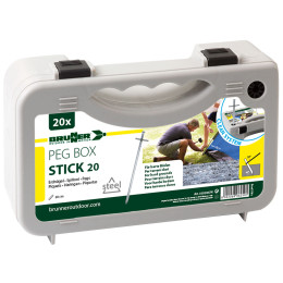Zeltheringe-Set Brunner Peg Box Stick 20