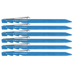 Zeltstifte Sea to Summit Ground Control Light Tent Pegs (6 Pack) blau