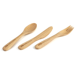 Besteck GSI Outdoors Rakau Cutlery Set beige Natural